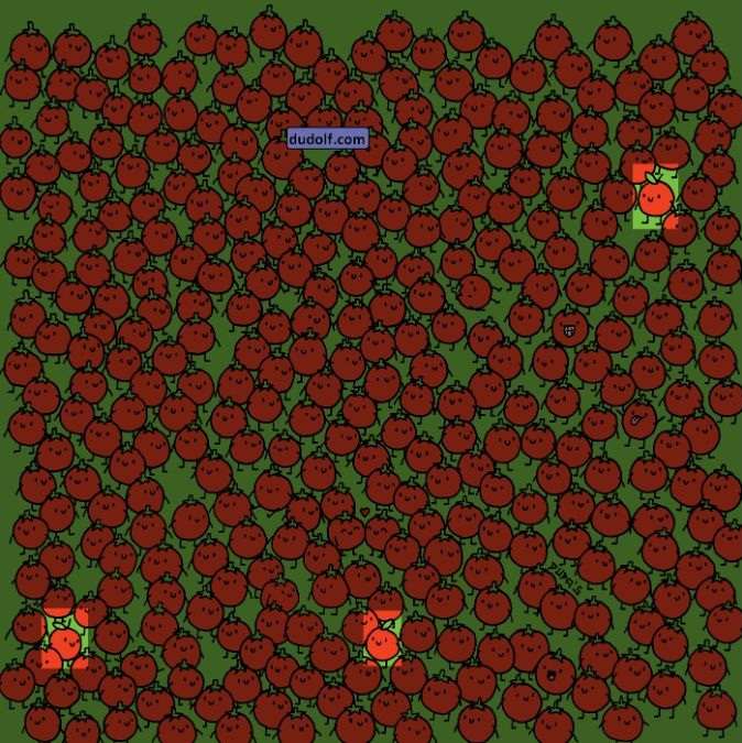 spot apples hidden among tomatoes picture puzzles with answers spot-apples-among-tomatoes-picture-puzzles-with-answers
