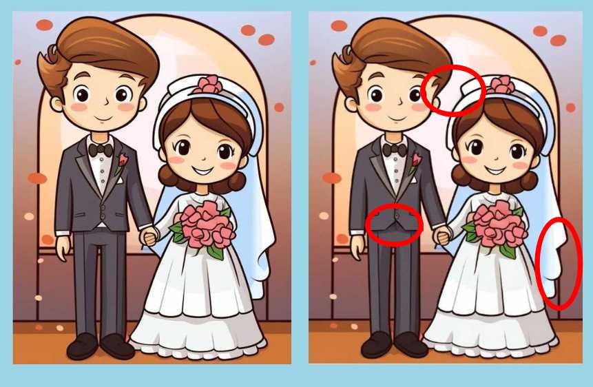 spot 3 differences solved