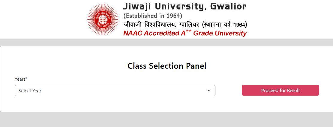 Jiwaji University UG Result 2025