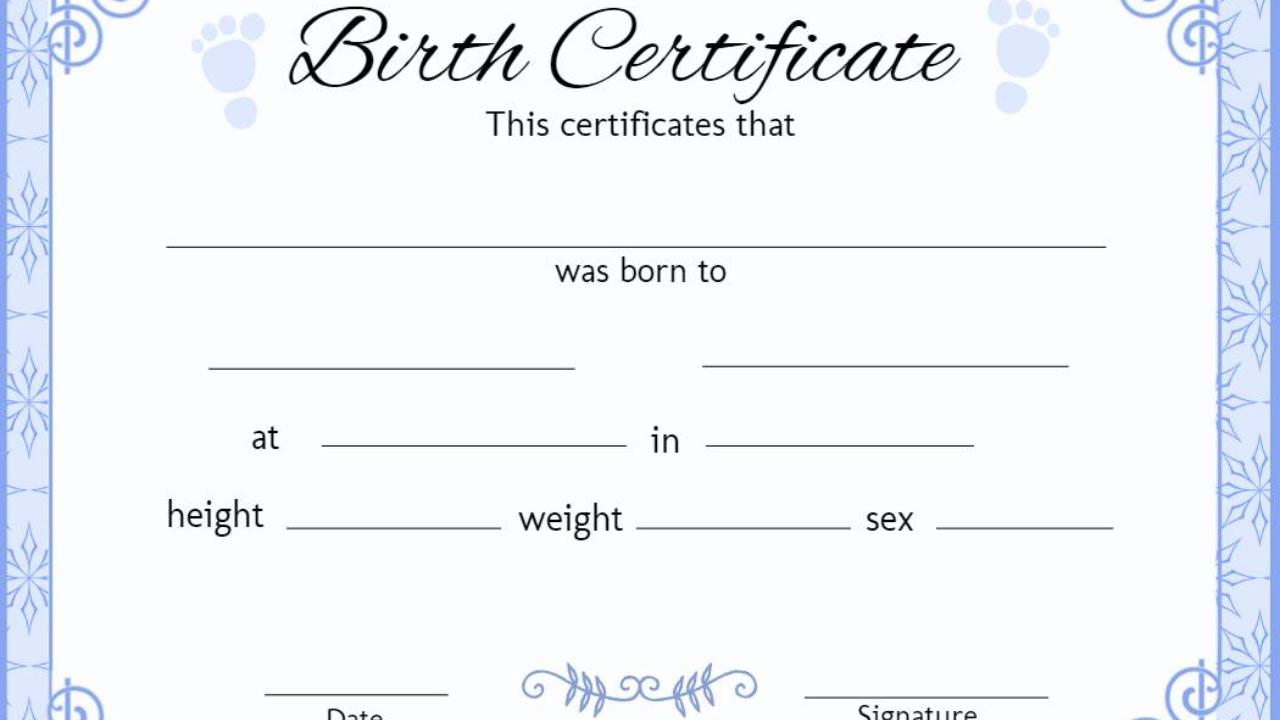 Birth Certificate