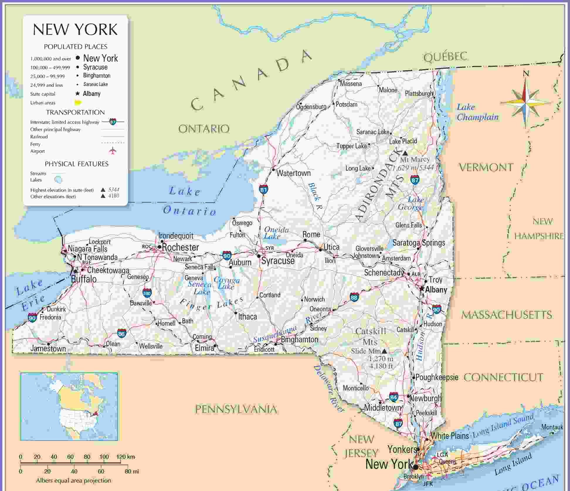 new york map final