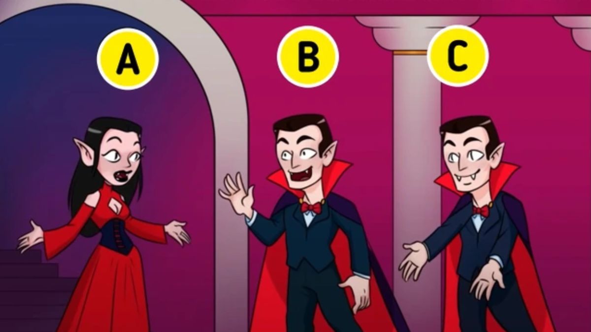 fake vampire brain teaser with answer which-vampire-is-fake-brain-teaser