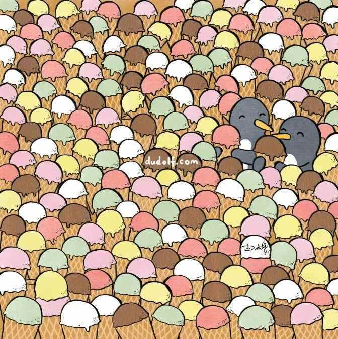 hidden ice cream cones picture puzzles with answers spot-3-empty-ice-cream-cones-picture-puzzles