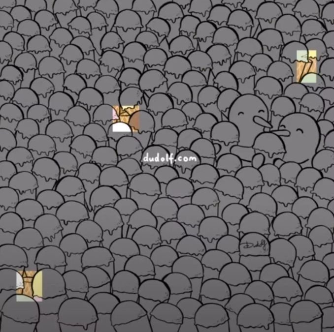 hidden ice cream cones picture puzzles with answers spot-3-empty-ice-cream-cones-picture-puzzles-with-answers