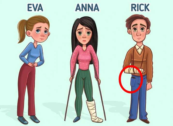 Who is not sick solved