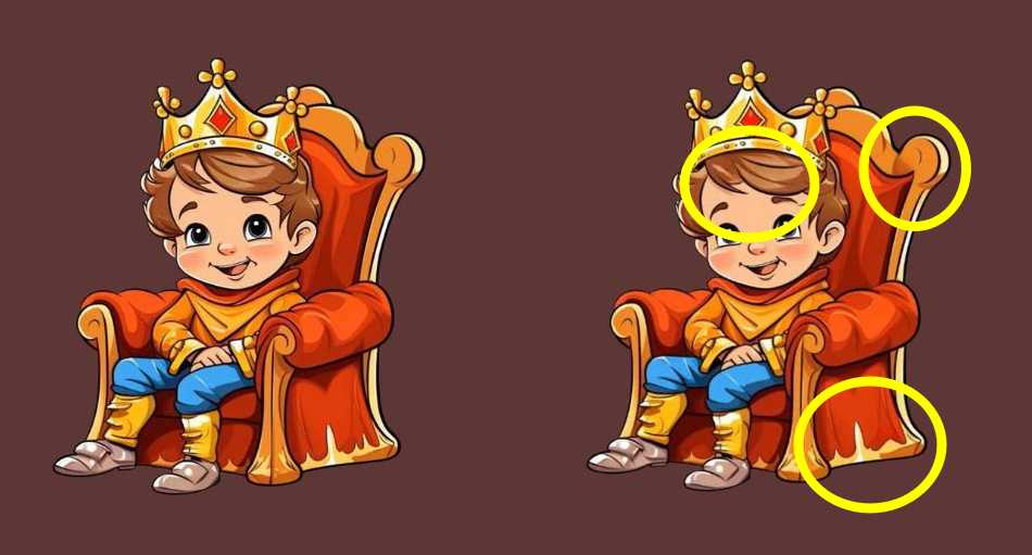 spot 3 differences solved