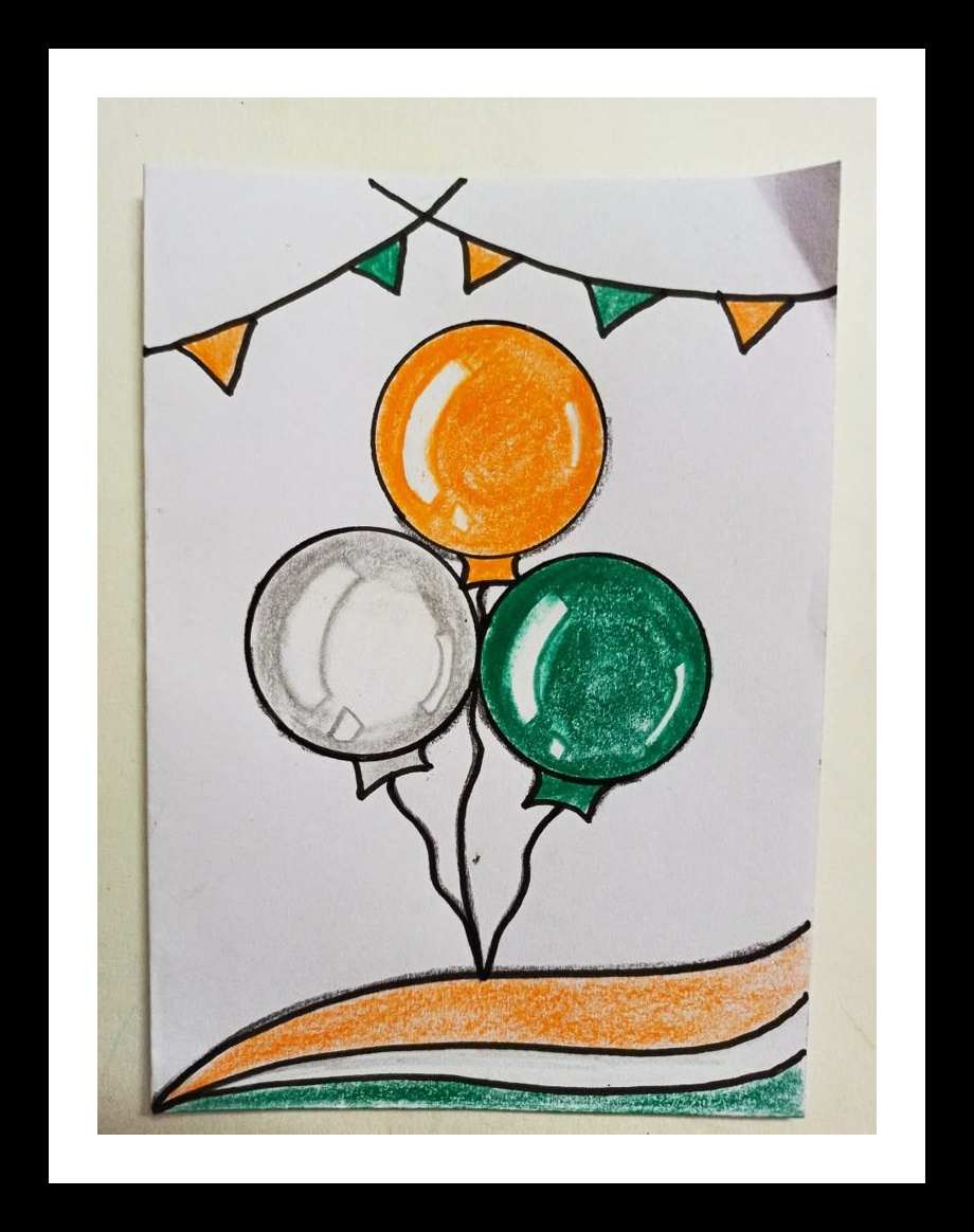 Independence Day Drawing_Happy Independence Day Drawing_ 15 August Drawing easy