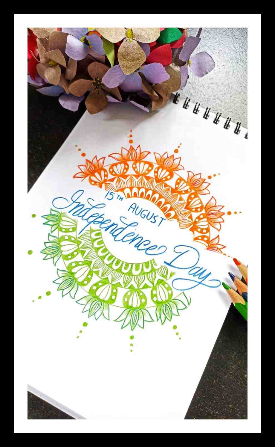 Independence day drawing