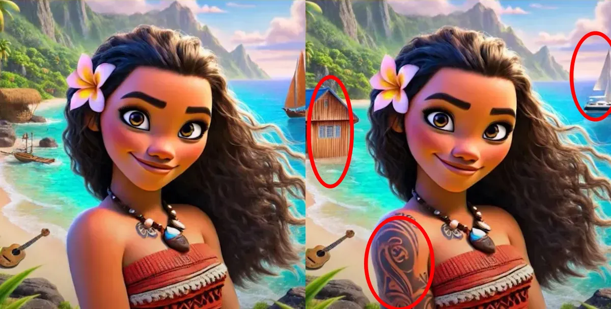 spot differences solved