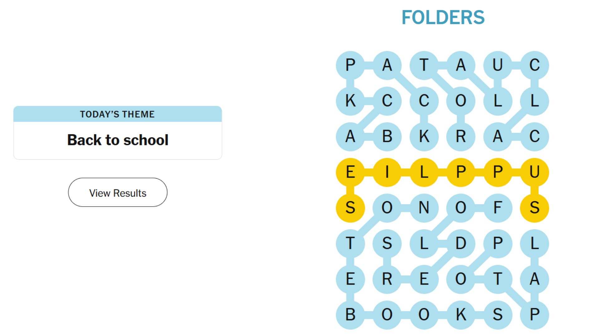 NYT Strands August 25, 2025 Answers