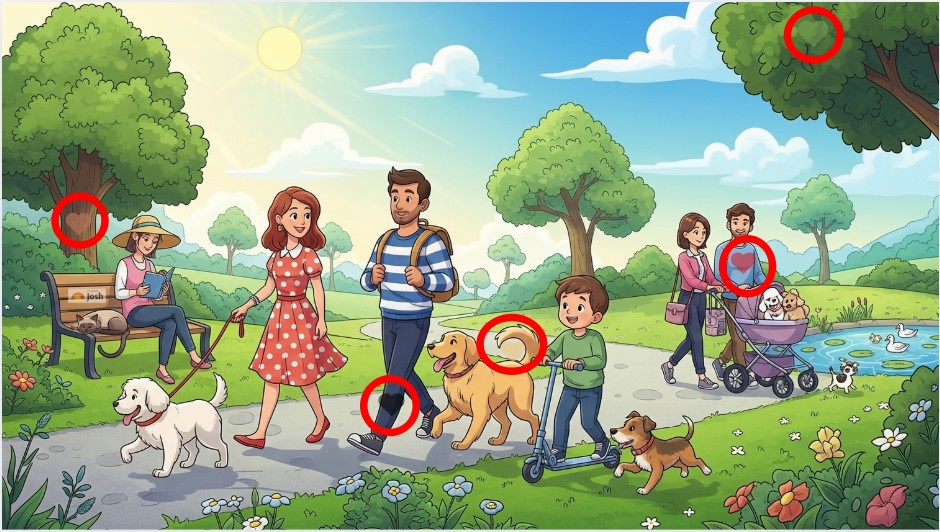 Find five hidden hearts solved