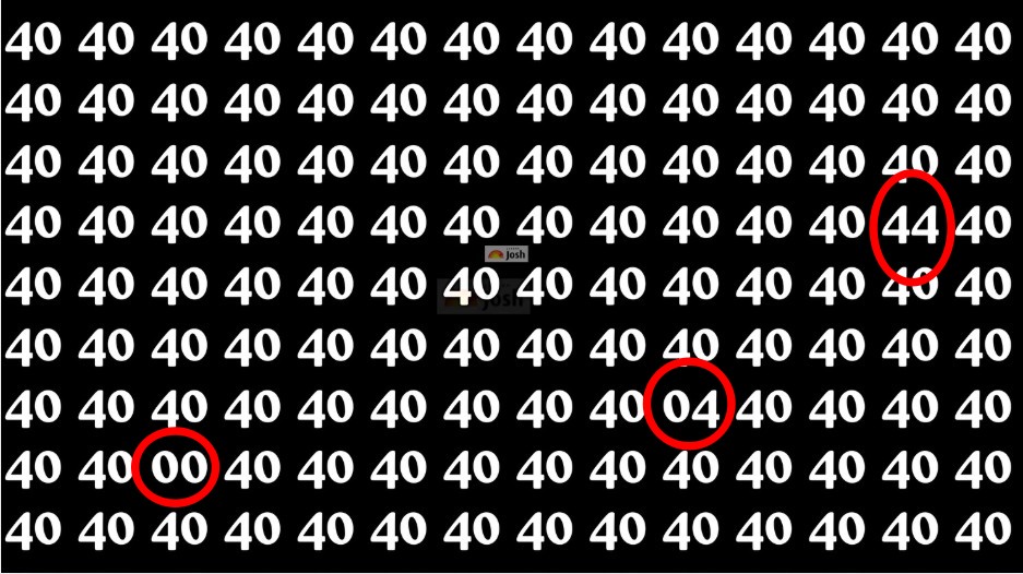 Find hidden numbers solved