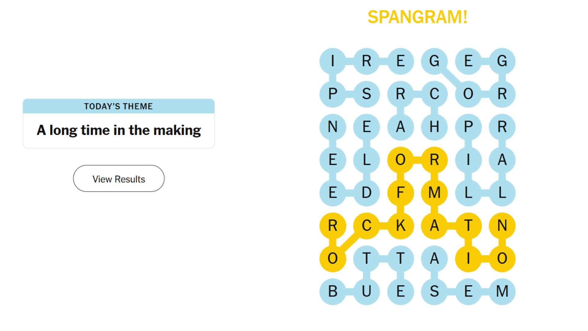 Spangram 