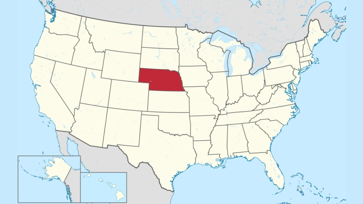 Where is Nebraska on the Map