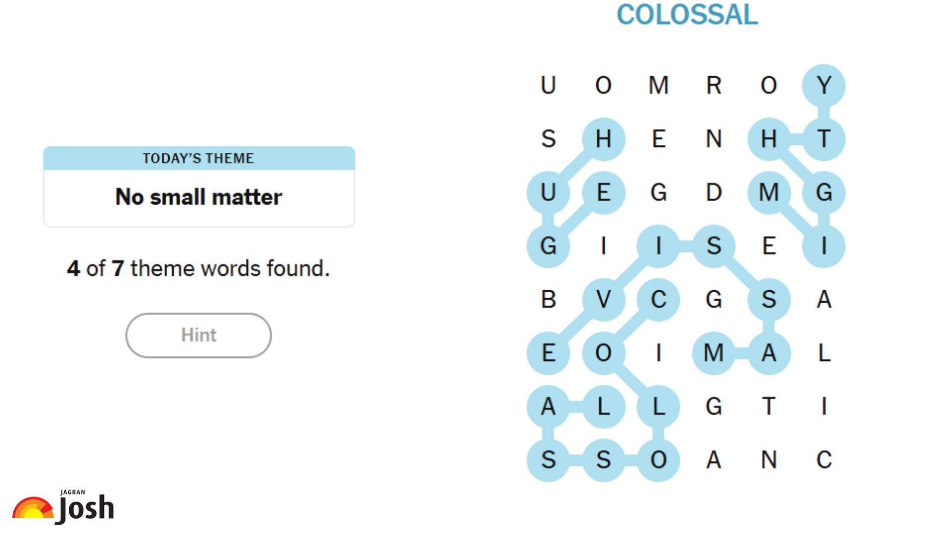 4 Words found out of 7 