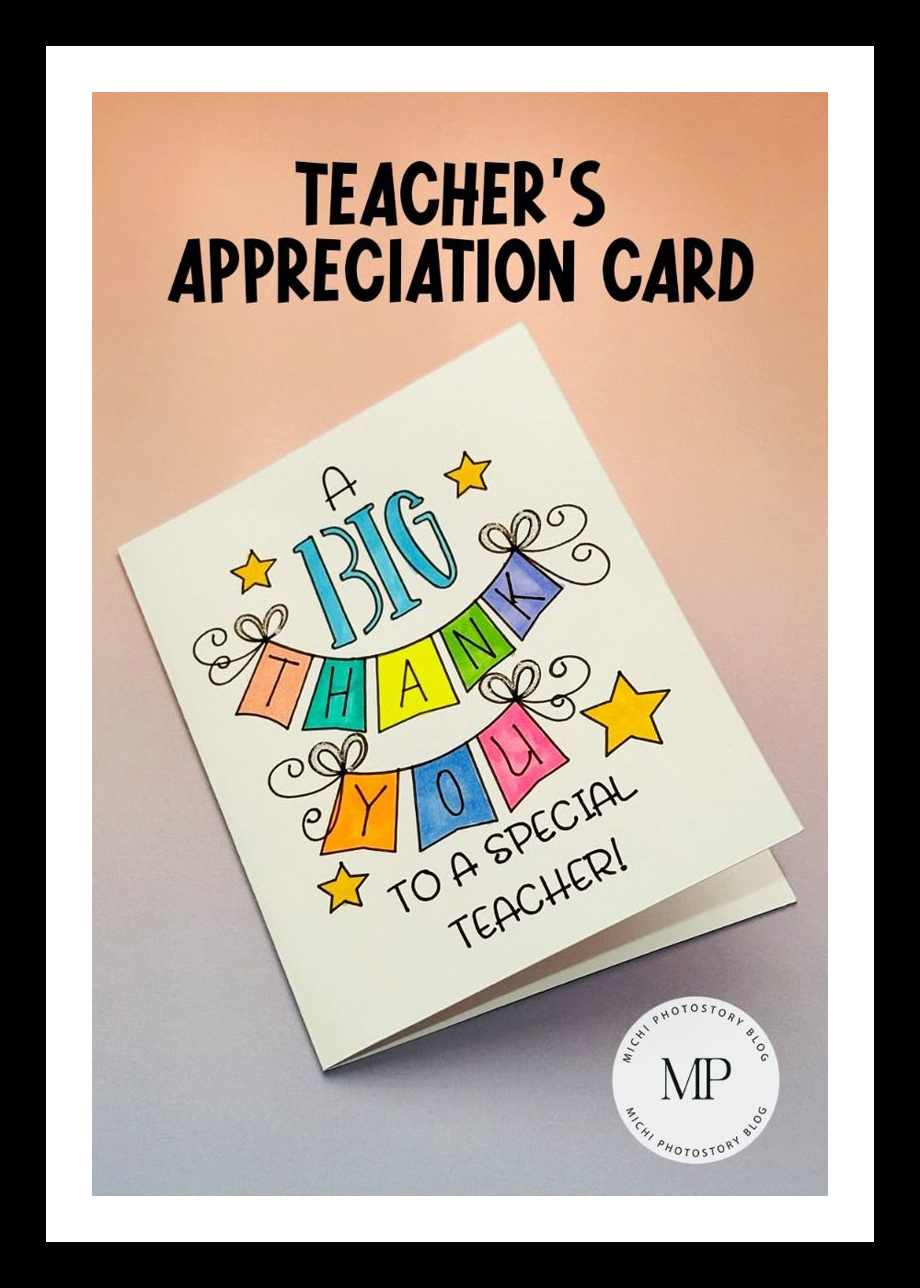 Teacher's Appreciation Card