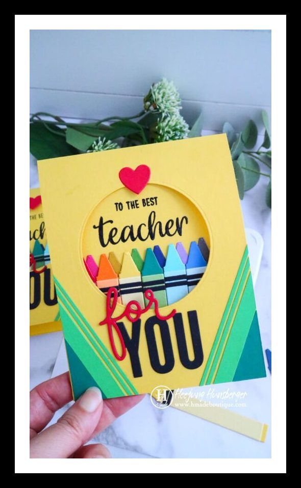 Teacher Appreciation Card _ Gift Card Holder - H MADE BOUTIQUE