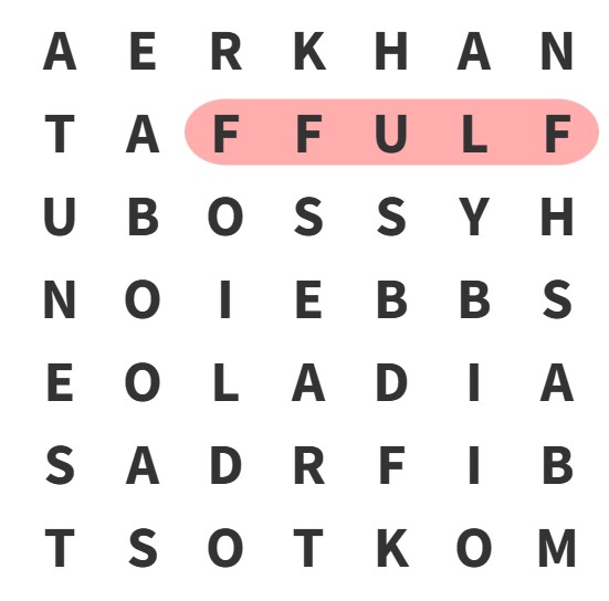 find hidden word solution