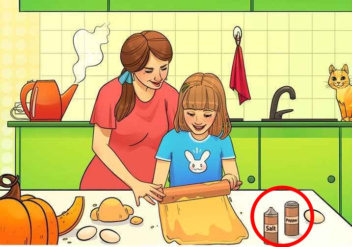 find the mistake kitchen picture solved