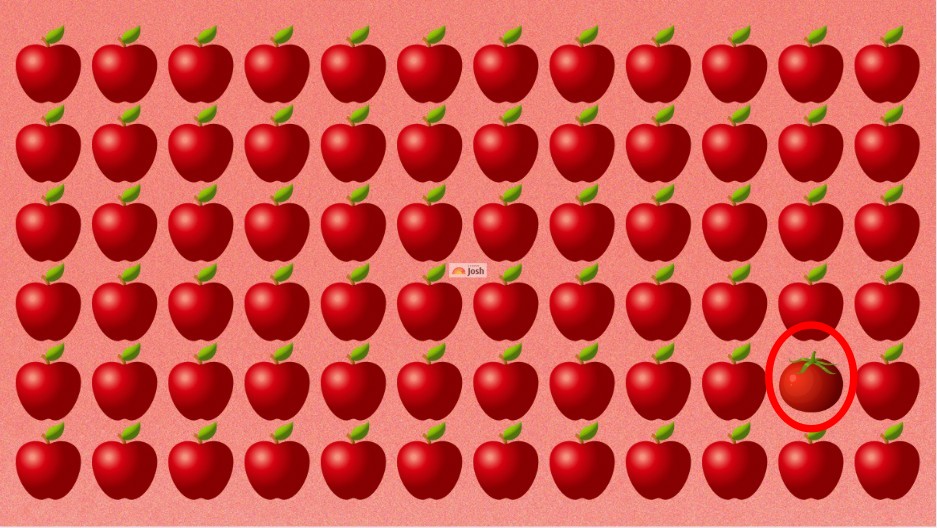 find the tomato solved