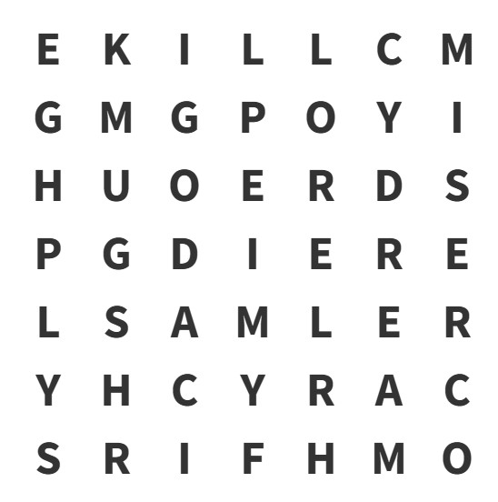 Find word