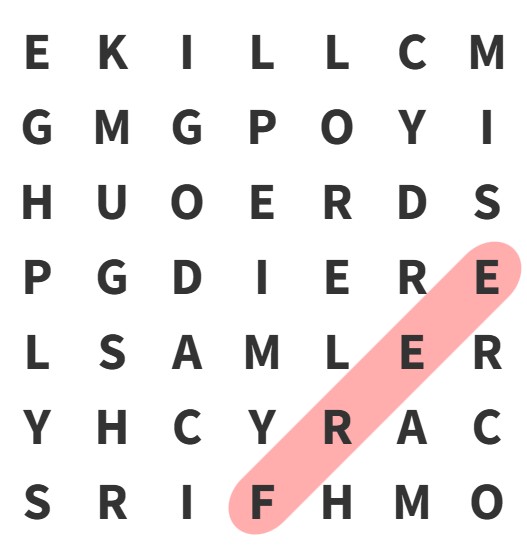 Find word solved