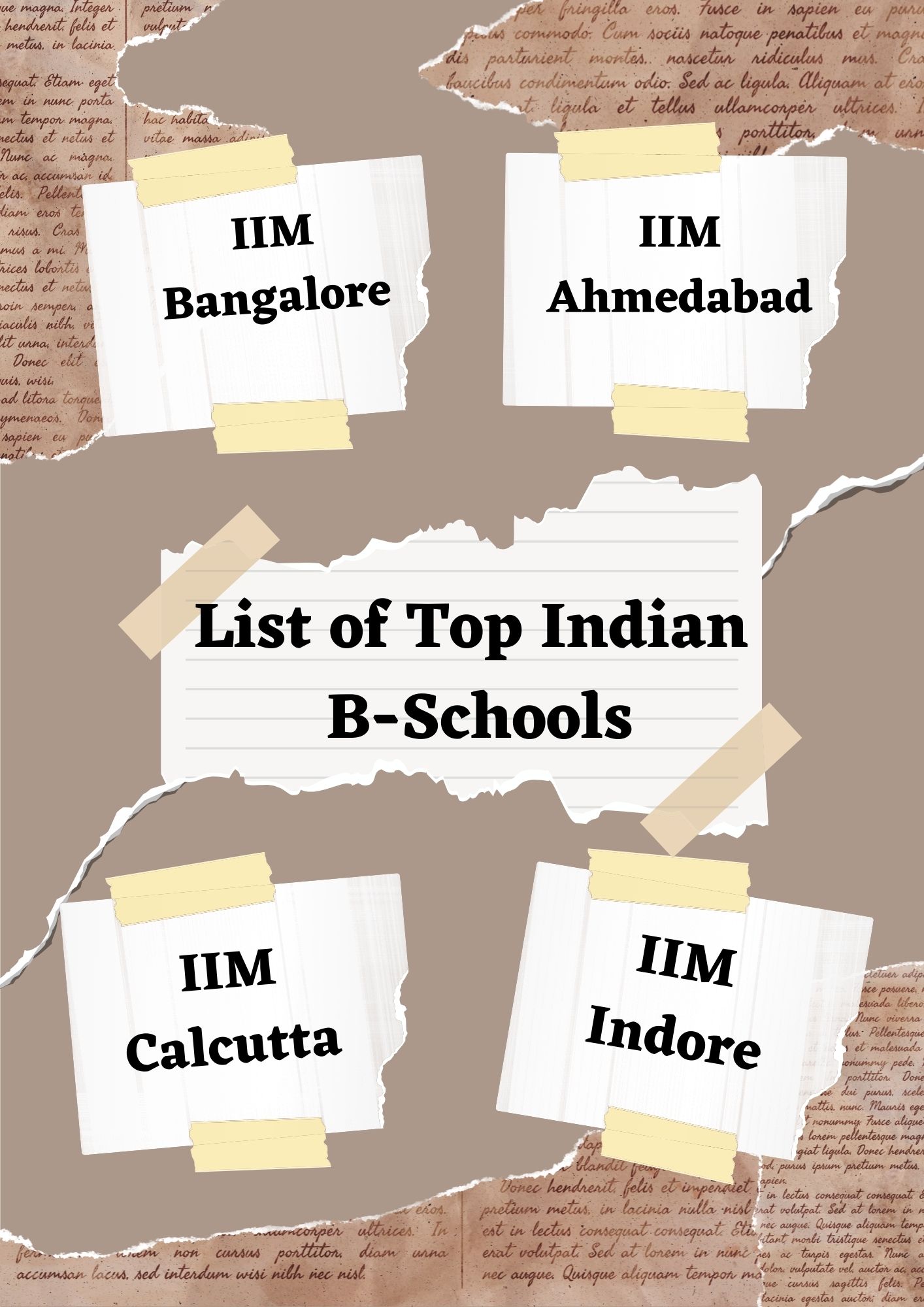 List of Top Indian B-Schools