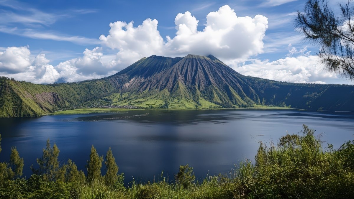 Crater Lake United States deepest lake in the world