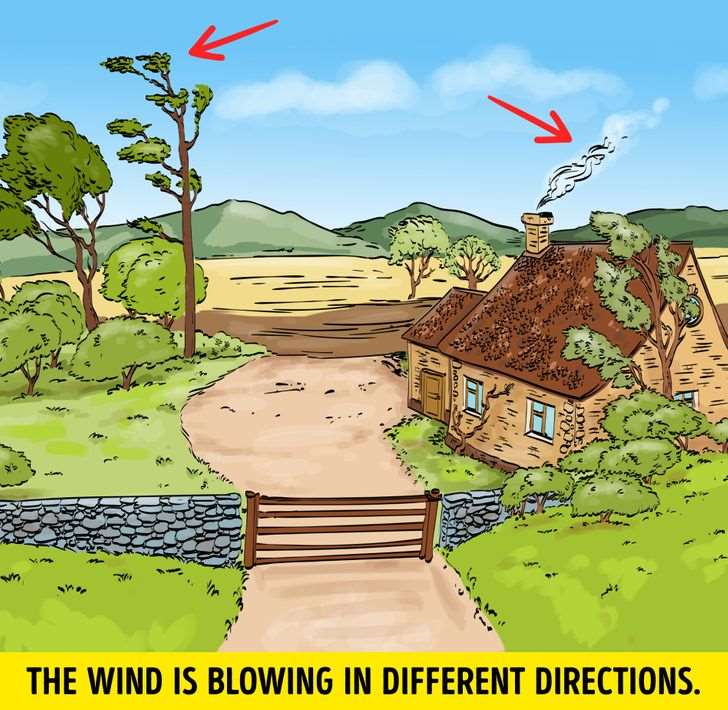 SpotMistakeinCountrysidePictureBrainTeaserIQTestAnswer