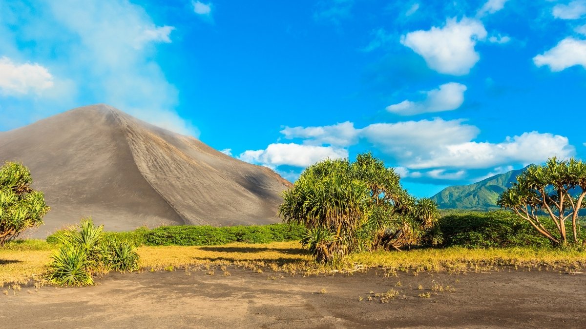 Yasur Vanuatu active volcano in the world