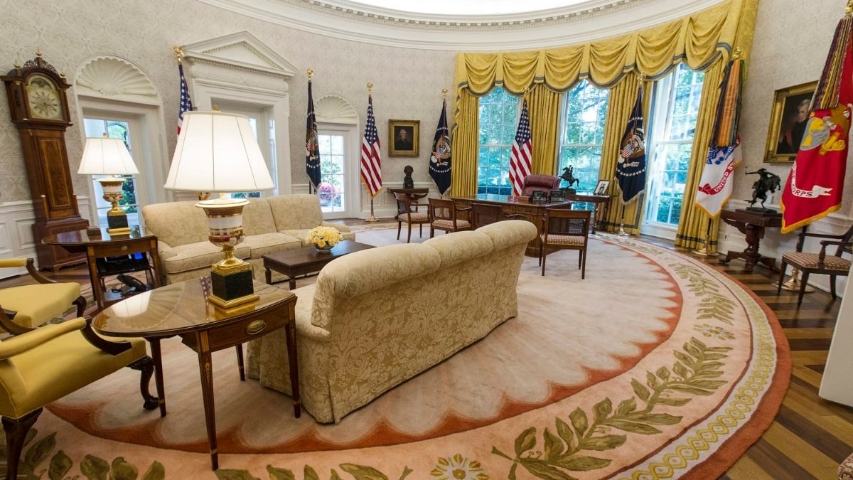 Oval Office's Gold Revamp