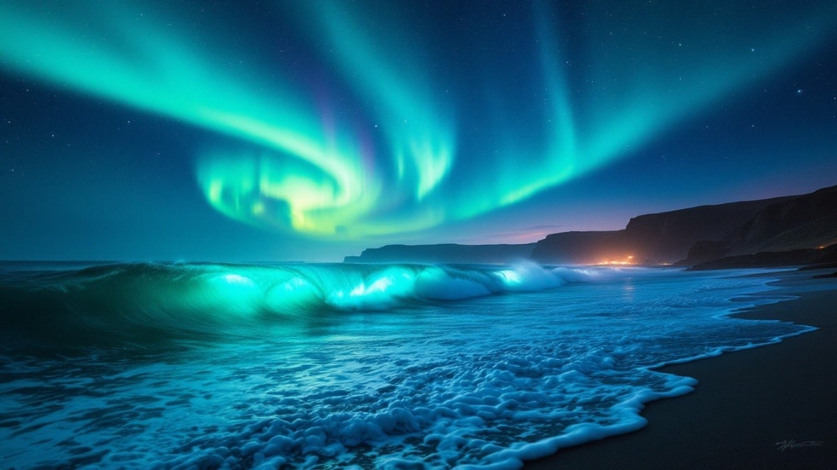 Bioluminescent Waves