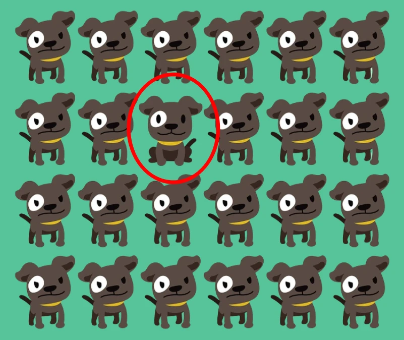 find odd puppy solution