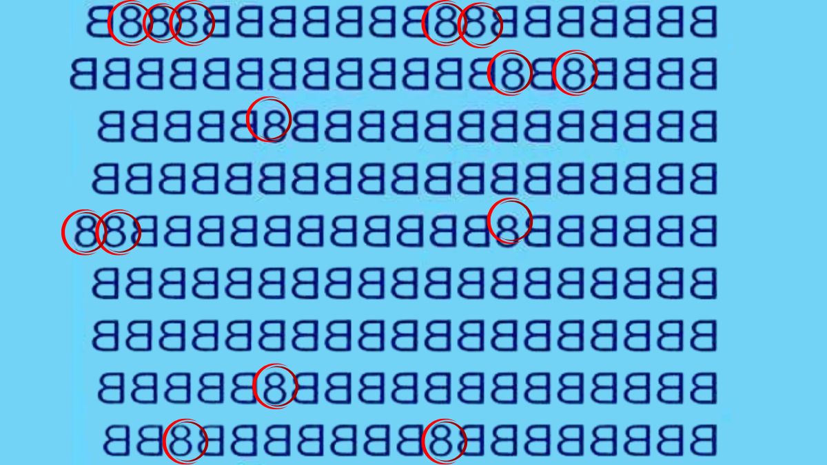 how many 8s are there-sol