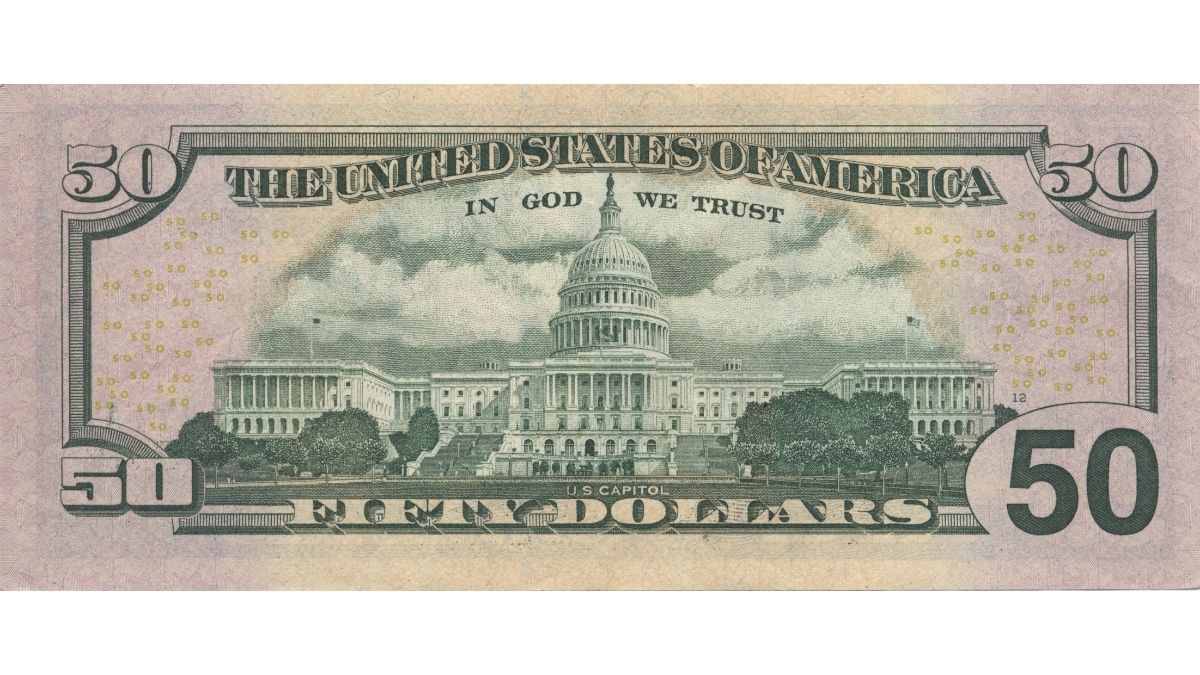 50 dollar bill symbol