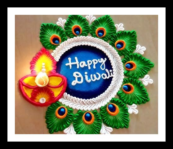 simple rangoli design 8