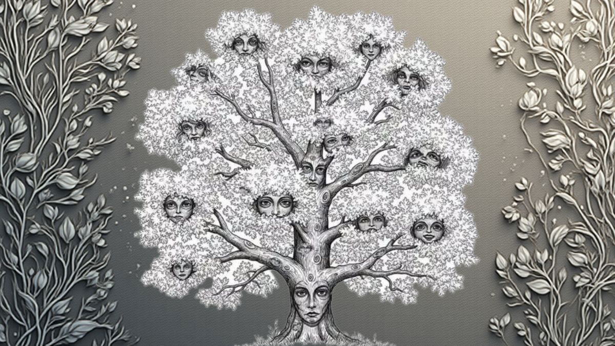 count the number of faces in the trees