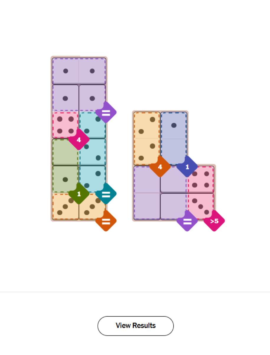 NYT Pips Game Hard final