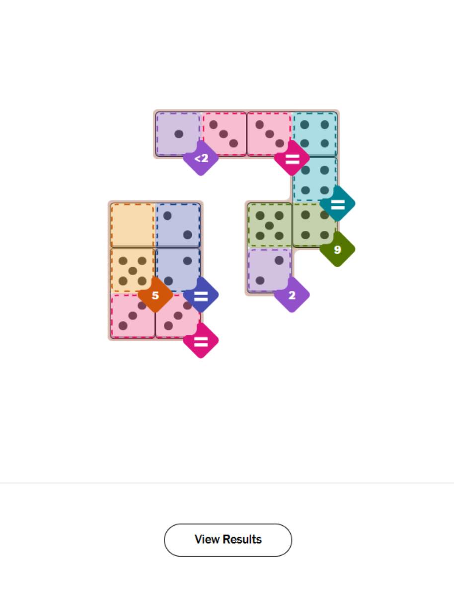 NYT Pips Game Medium final