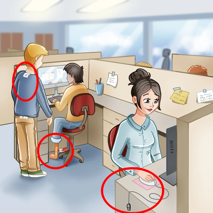 find three mistakes solution