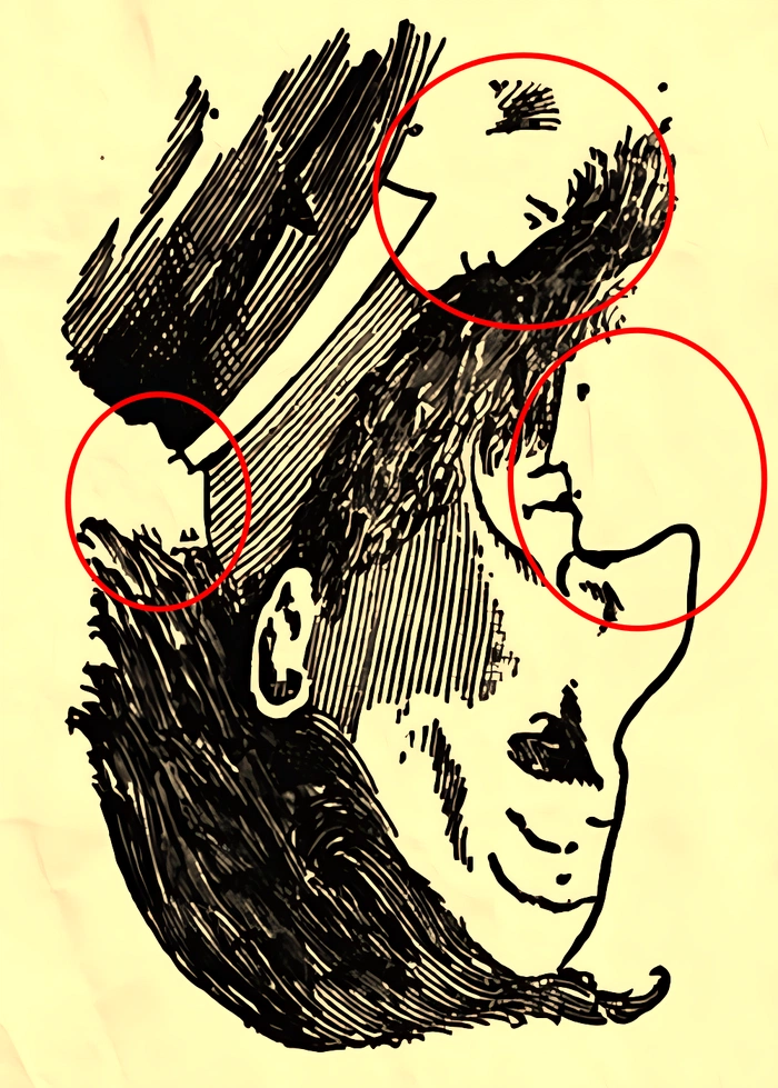 Find three hidden faces