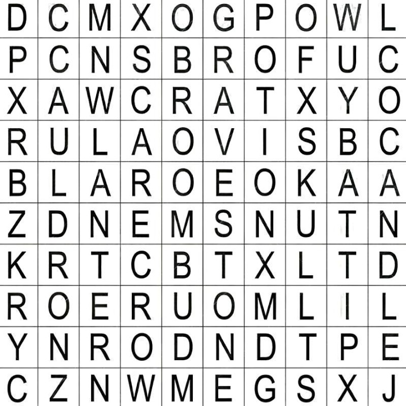 find hidden word halloween theme