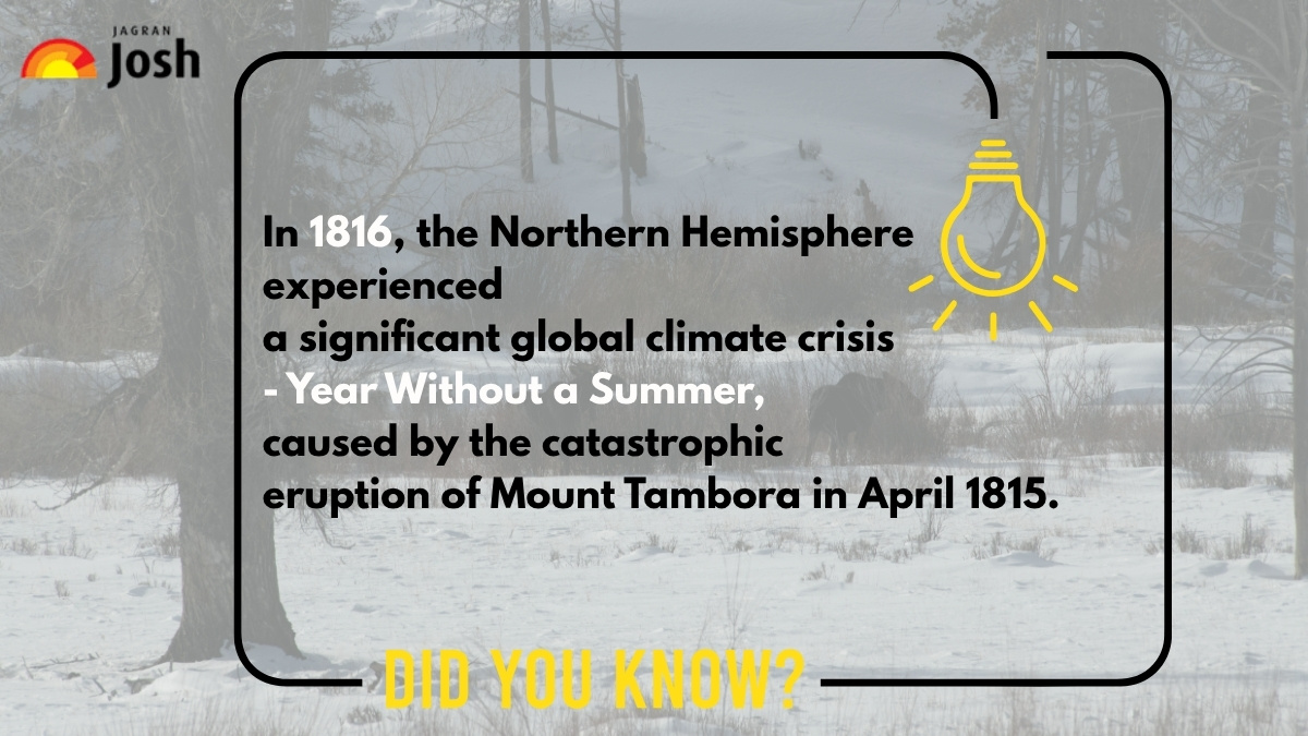 1816 The year without summer