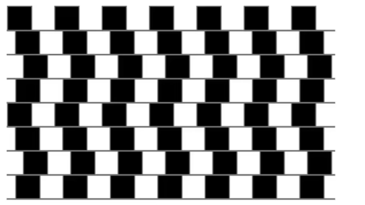 optical illusions to test your iq horizontal-lines-are-not-slanted-optical-illusion