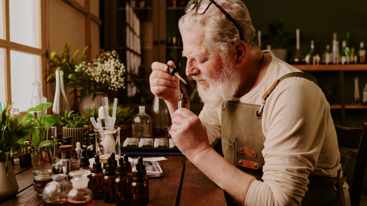 perfume making perfume making