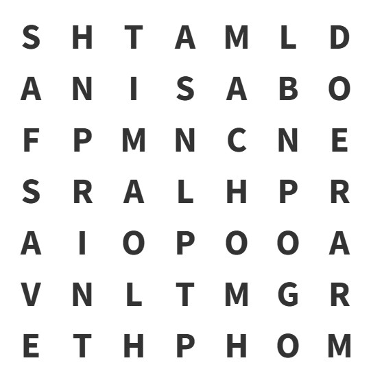 Find word