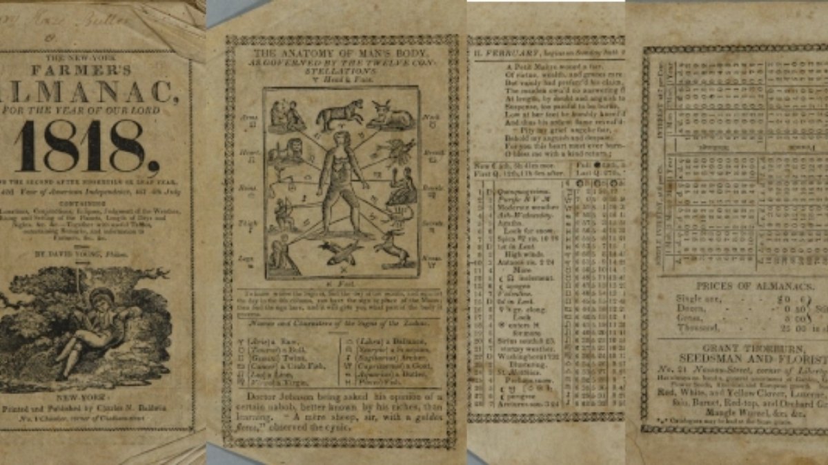 The first Farmers Almanac was Published in 1818.