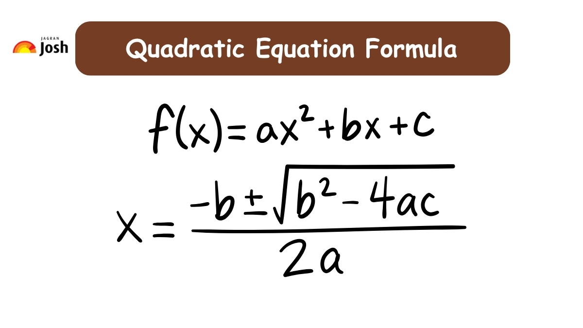 Quadratic Equation formula
