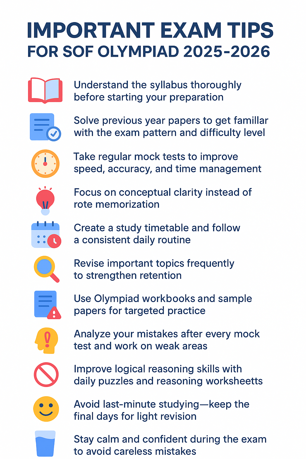 Prepartion Tips for Olympiad 2025-26
