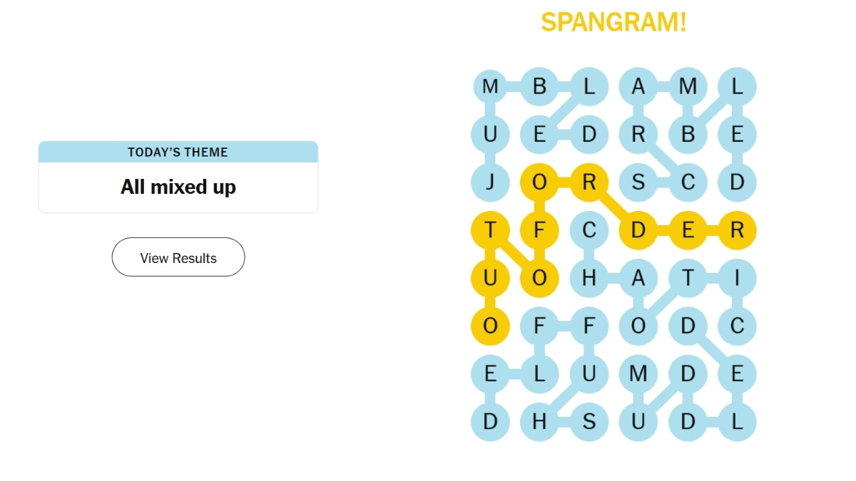 NYT Strands Spangram for Tuesday November 18, 2025